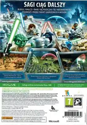 Lego Star Wars 3 The Clone Wars (USA) box cover back